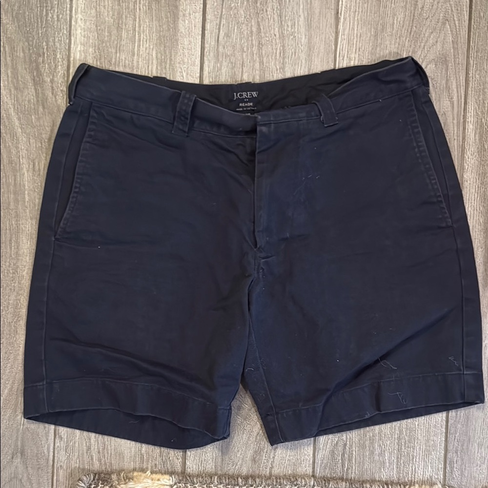 J. Crew Reade Blue Flat Front Shorts 29W